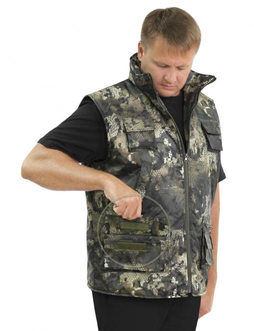 Жилет утеплённый БУРАН RS тк.Оксфорд цв.Кобра