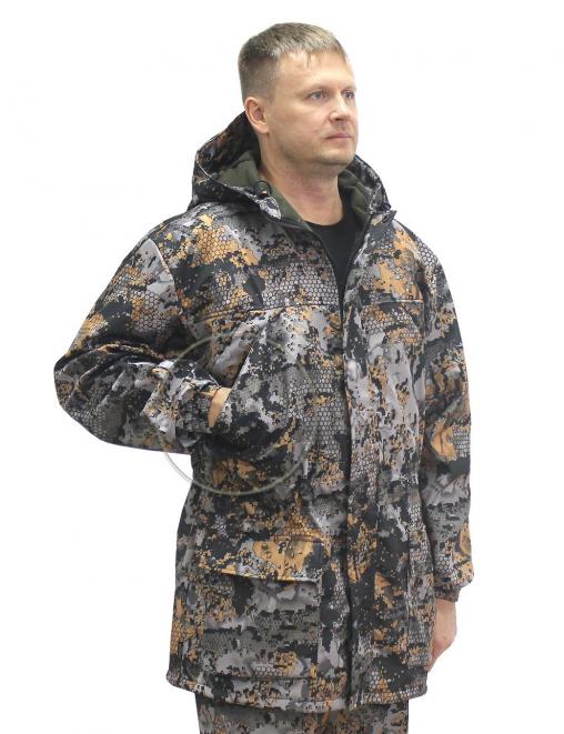 Костюм ТАЙГА-DEMI RS тк.Polarfleece цв.Соты ULTRA