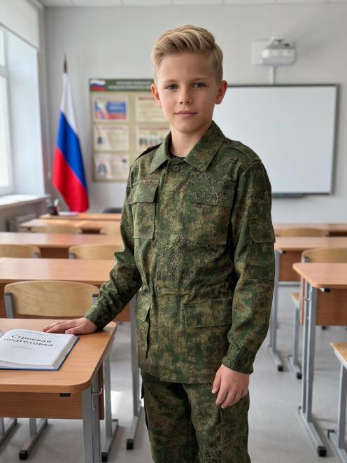 Костюм детский ВОЕННО-ПОЛЕВОЙ тк.Смесовая цв.Цифра Светлая