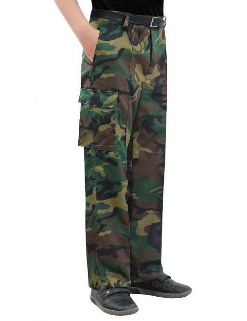 Брюки детские ВОЕННО-ПОЛЕВЫЕ RS цв.Зеленый КМФ