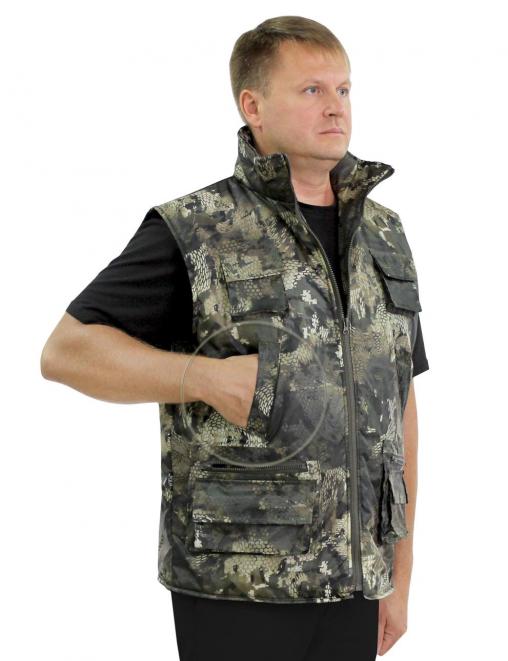 Жилет утеплённый БУРАН RS тк.Оксфорд цв.Кобра