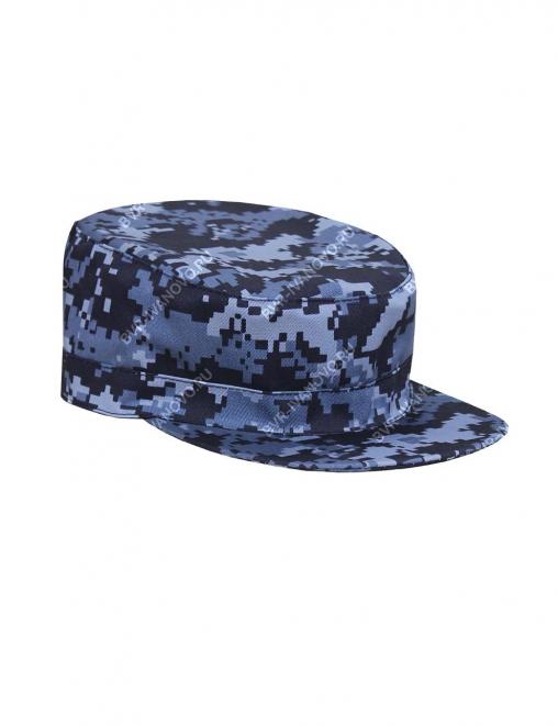 Кепка на липучке тк.Смесовая цв.Цифра Синяя