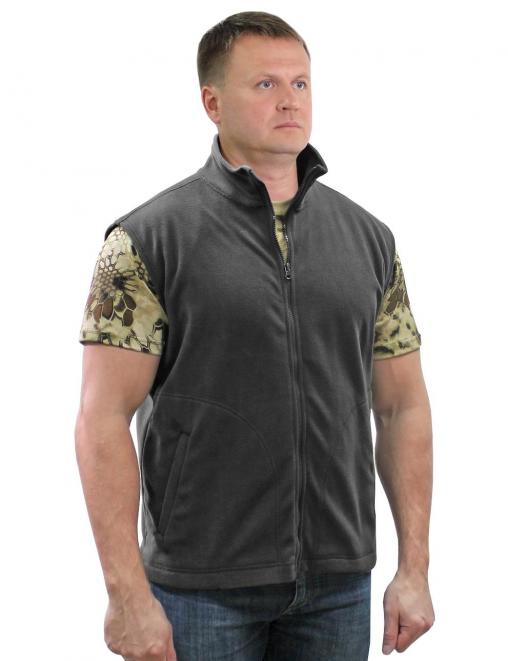 Жилет WORK тк.Флис цв.Серый