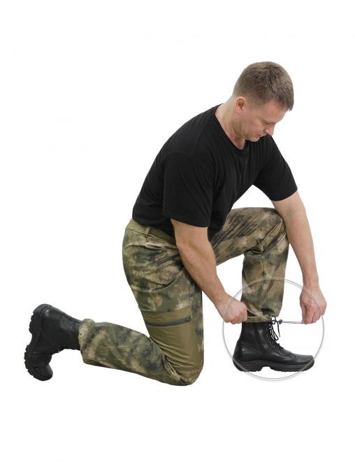 Костюм ПАРТИЗАН тк.Смесовая цв.Мох зеленый