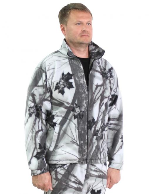 Толстовка Флисовая New цв.Белый Лес