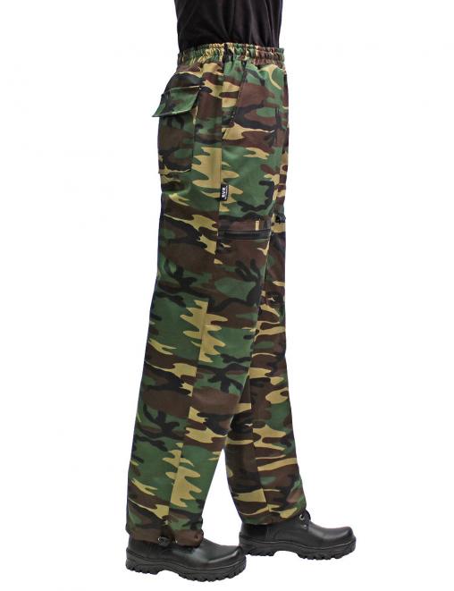 Брюки детские ЮНИОР RS тк.Смесовая цв.Зеленый КМФ