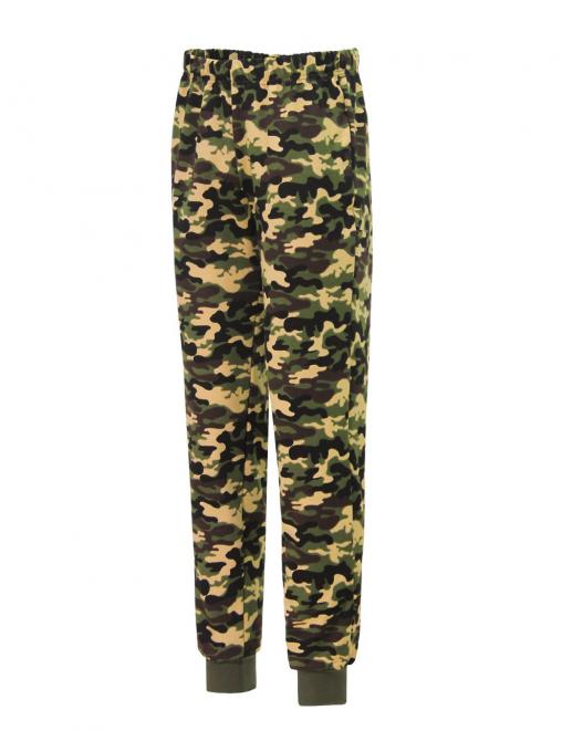 Трико мужское NATURE на манжете RS тк.Футер цв.Зел.КМФ 4465