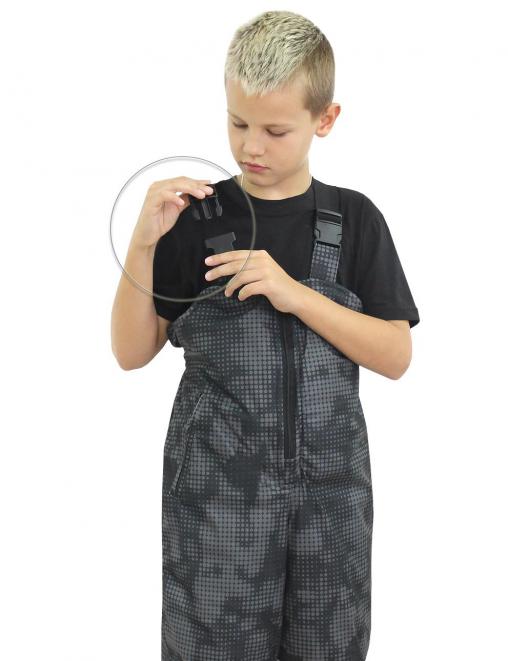 Костюм детский зимний тк.Алова RS цв.BLUR Чёрный лайт