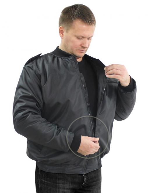 Ветровка ПИЛОТ тк.Оксфорд цв.Чёрный 