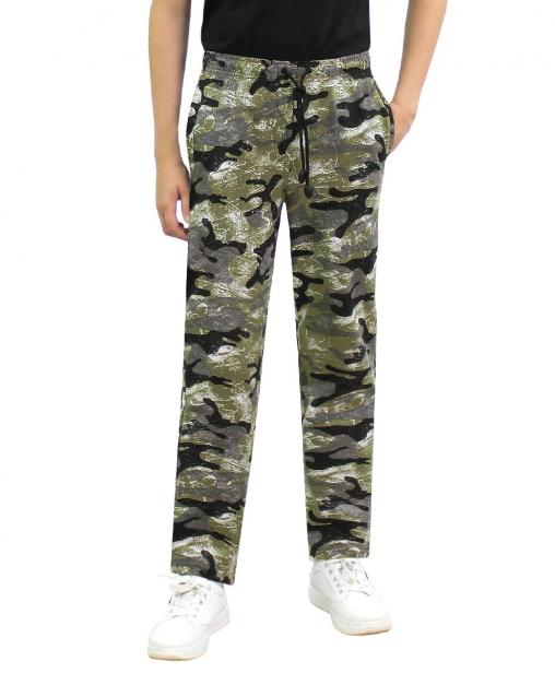 Брюки спортивные детские ЭКСТРИМ RS тк.Футер цв.Камуфляж V-100