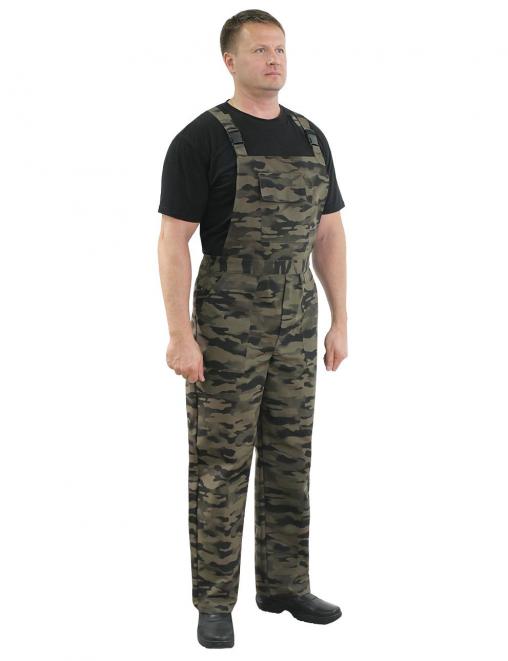 Полукомбинезон ИТР RS тк.Рип-стоп цв.Зеленый КМФ