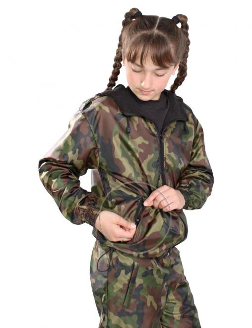 Костюм детский АЛЬФА-DEMI тк.Оксфорд цв.Зеленый КМФ