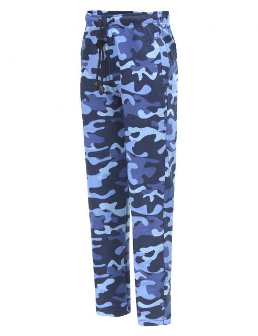 Брюки спортивные детские ЭКСТРИМ RS тк.Футер цв.Синий КМФ