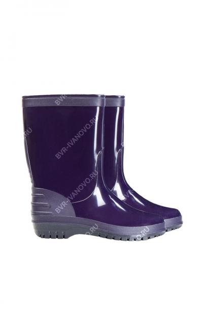 Сапоги женские ПВХ Чесла RS цв.Фиолетовый