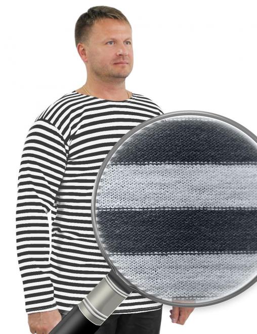 Тельняшка RS интерлок Чёрная полоса