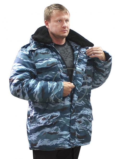 Куртка ЗИМА тк.Оксфорд цв.Серый Камыш