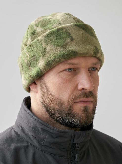 Шапка флисовая 4-х клинка цв.Атак