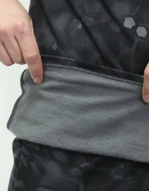 Белье нательное тк.Футер с начёсом цв.Питон чёрный