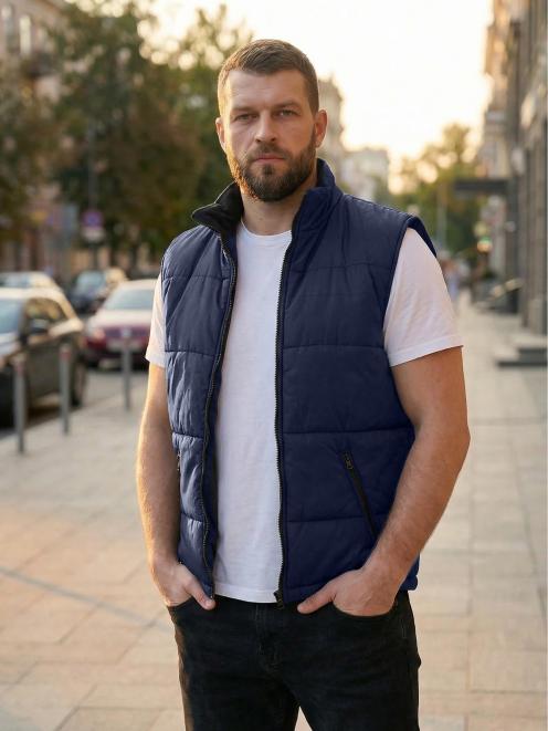 Жилет утеплённый БВР тк.Дюспа цв.Синий