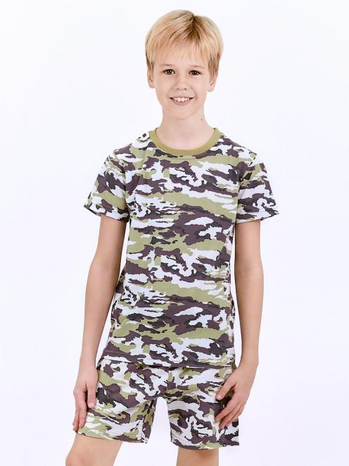 Комплект детский ЗАРНИЦА ЛЕТО с шортами цв.Камуфляж 4974