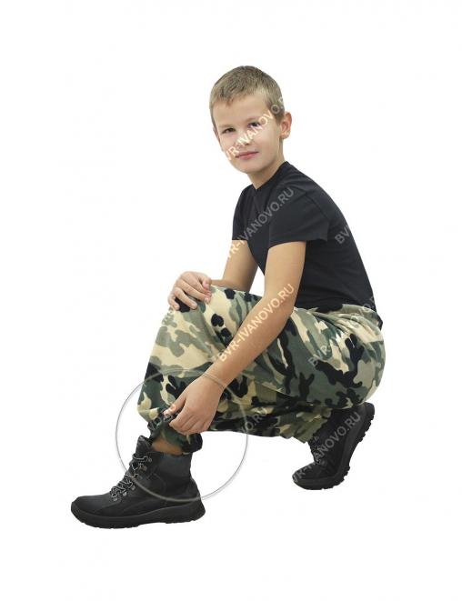 Костюм детский БАРС Флисовый RS цв.Зеленый КМФ 134