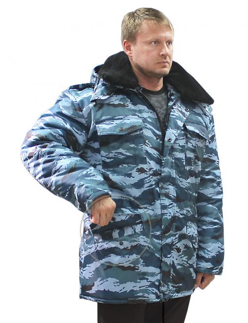 Куртка ЗИМА тк.Оксфорд цв.Серый Камыш