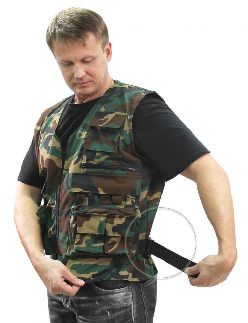 Жилет УНИВЕРСАЛЬНЫЙ RS тк.Рип-стоп цв.Зеленый КМФ