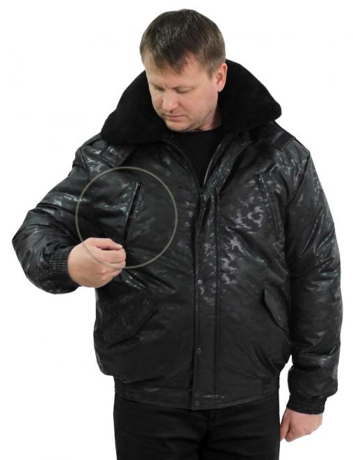 Куртка ЗАХВАТ тк.Оксфорд цв.Черный КМФ 1228