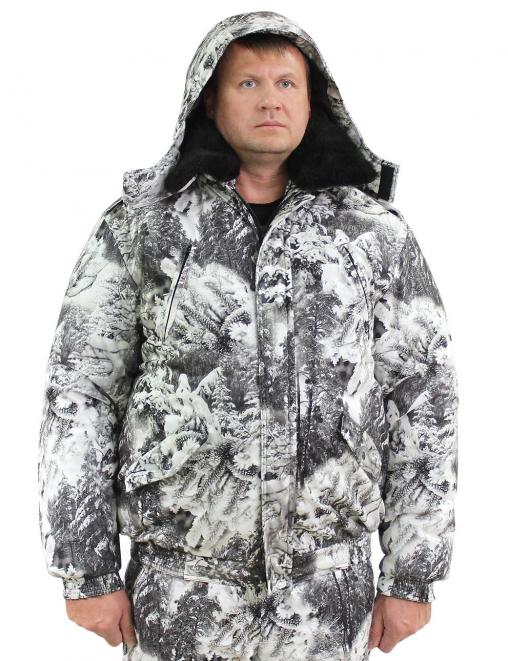 Костюм зимний НОРД RS тк.Алова цв.Белый Лес 2