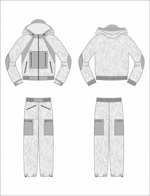 Костюм детский ПАРТИЗАН RS тк.Рип-стоп цв.BLUR 1256