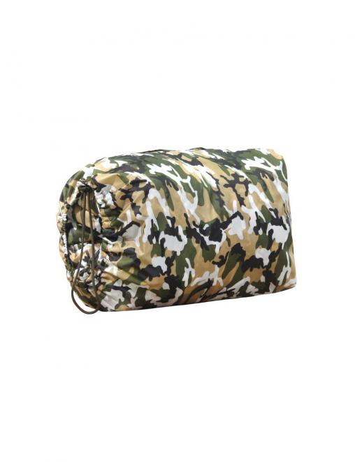 Спальный мешок-одеяло с подголовником цв.НАТО КМФ Зелёный