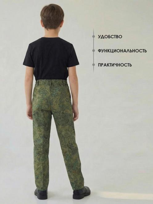 Брюки КАДЕТ-СТАРШЕКЛАССНИК тк.Смесовая цв.Цифра