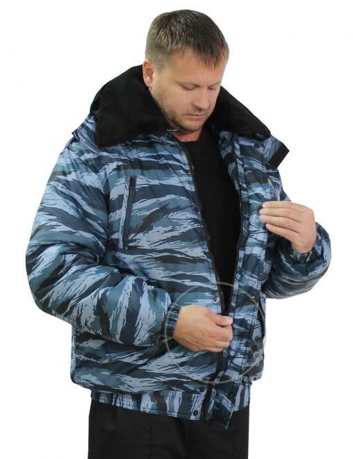 Куртка ОХРАННИК тк.Оксфорд цв.Серый Камыш