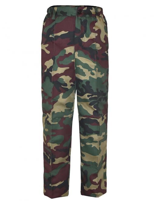 Брюки детские КАМУФЛЯЖ RS цв.Зеленый КМФ