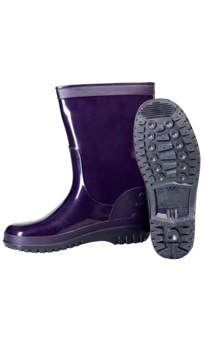 Сапоги женские ПВХ Чесла RS цв.Фиолетовый