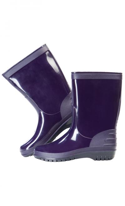 Сапоги женские ПВХ Чесла RS цв.Фиолетовый