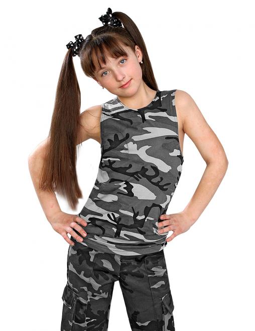 Майка детская RS цв.Серый КМФ