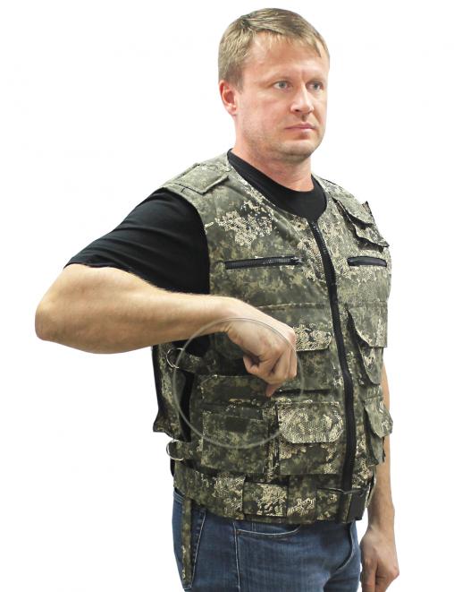 Жилет ОХОТА тк.Смесовая цв.BLUR 1311