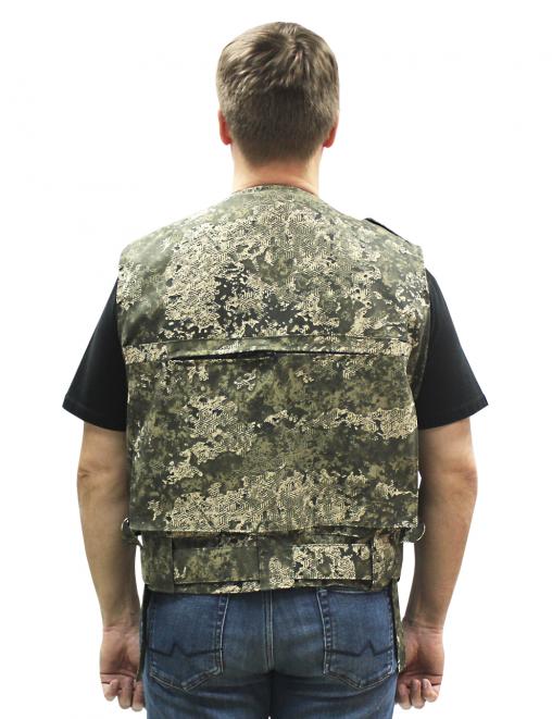 Жилет ОХОТА тк.Смесовая цв.BLUR 1311