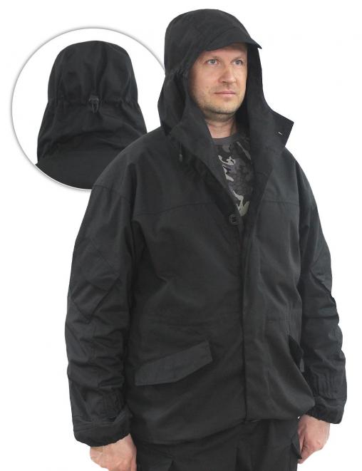 Костюм ГОРКА NEW  RS тк.Рип-стоп цв.Чёрный