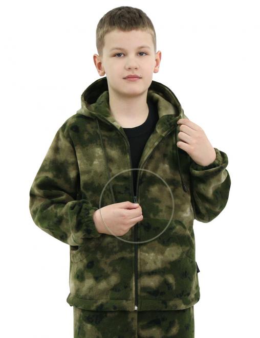 Костюм детский БАРС Флисовый цв.Мох зеленый
