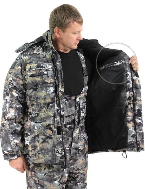 Костюм зимний ФОРЕСТ тк.Алова цв.Полигон