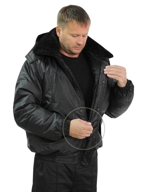 Куртка ОХРАННИК тк.Оксфорд цв.Чёрный 
