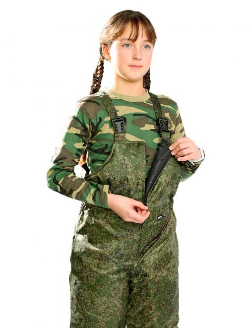 Полукомбинезон детский утеплённый цв.Цифра