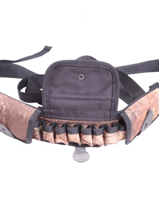 Патронташ КАЛИБР 12/16 24 патрона (закрытый тканевый) мод-257-2 (лес)