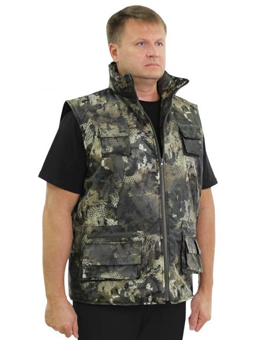 Жилет утеплённый БУРАН RS тк.Оксфорд цв.Кобра