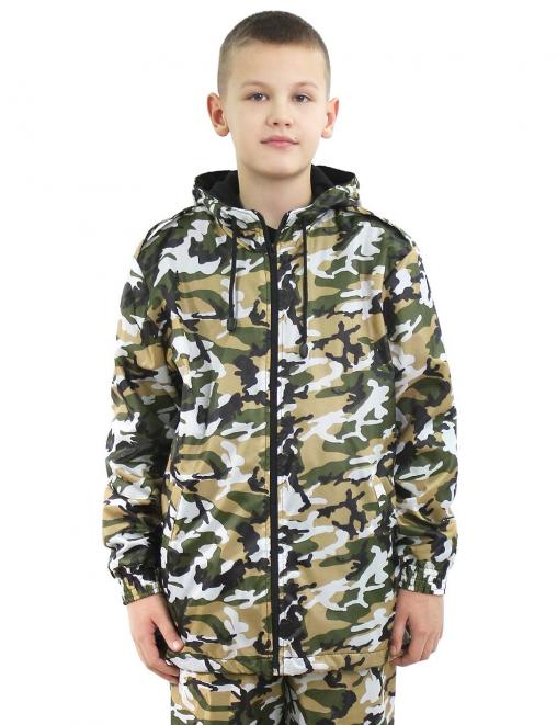 Костюм детский АЛЬФА-DEMI RS тк.Оксфорд цв.НАТО КМФ Зелёный