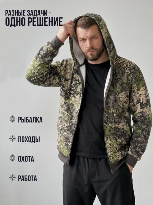 Толстовка ИРБИС RS тк.Футер 3х нитка цв.BLUR 2267