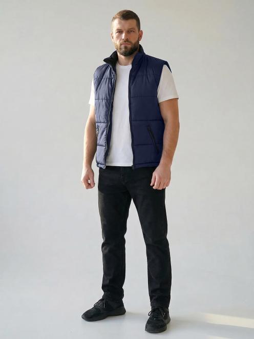 Жилет утеплённый БВР тк.Дюспа цв.Синий