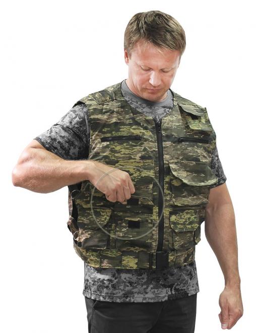 Жилет ОХОТА тк.Рип-стоп цв.Тигр